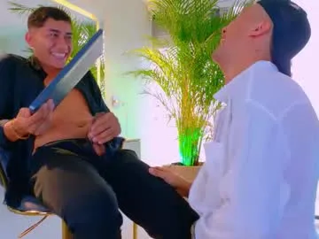 axe_lblaze_ — Welcome to our room, we're Axe Tommy and we're so glad you're here with us. We can be your naughty boys. #feet #blowjob #fuck #hairydick #anal