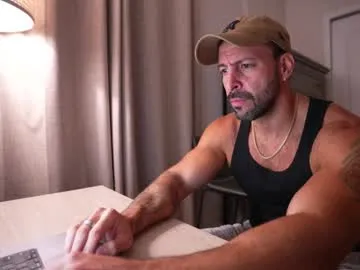 brucestryker — hang and jerk w Bruce clothes off at goal [999 tokens left] #muscle #hairy #bi #bigcock #daddy #cum