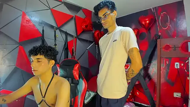 Gay_Red_Room — 2 Boys totally naked